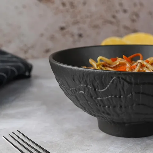 Салатник 300 мл d 13 см h6 см Black Raw Wood P.L. Proff Cuisine [6]
