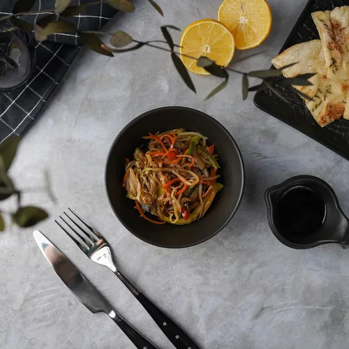 Салатник 300 мл d 13 см h6 см Black Raw Wood P.L. Proff Cuisine [6]