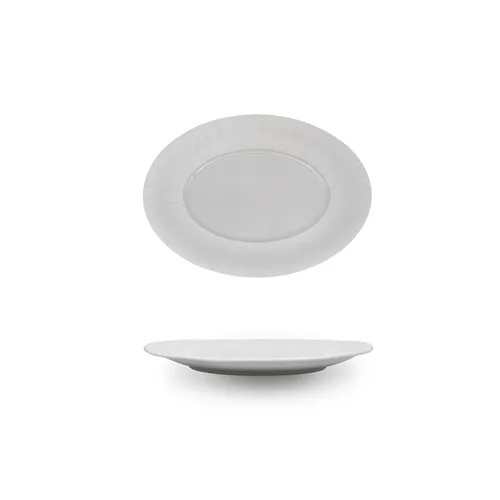 Блюдо овальное 31,5*23,3 см h3,5 см Frost Marine White Moon P.L. Proff Cuisine [3]