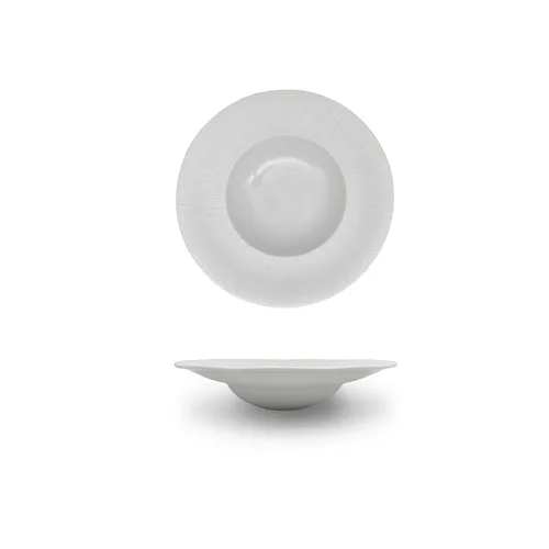 Тарелка глубокая 420 мл d 28 см h6,3 см Frost Marine White Moon P.L. Proff Cuisine [3]