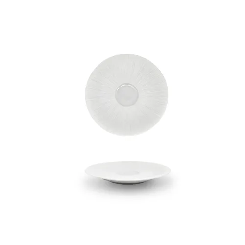 Блюдце d 15 см h2 см чайное для чашки арт. 81222586 Frost Marine White Moon P.L. [6]