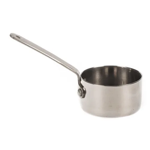Соусник кокотница 200 мл d8 см h4,5 см круглый с ручкой нерж. P.L. Proff Cuisine