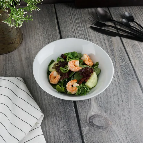 Салатник 800 мл d 20 см h5,8 см белый фарфор Glory Eco P.L. Proff Cuisine [4]