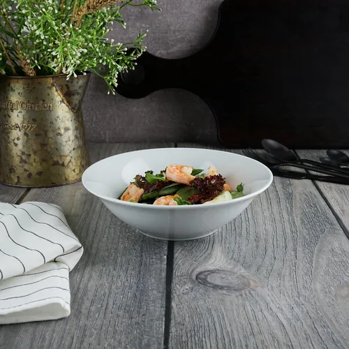 Салатник 800 мл d 20 см h5,8 см белый фарфор Glory Eco P.L. Proff Cuisine [4]
