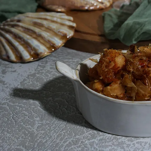 Блюдо овальное 15*8 см h4 см 200 мл Gray Oval Bucket с ручками Frutti di Mare P.L. [1]