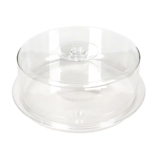 Подставка для торта 34 см h13 см с крышкой пластик P.L. Proff Cuisine