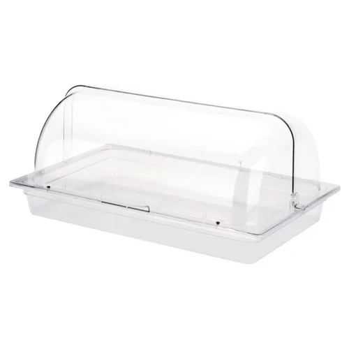 Поднос для выкладки 53*32,5*23,5 см пласт. с пласт. Roll-top крышкой SUNNEX