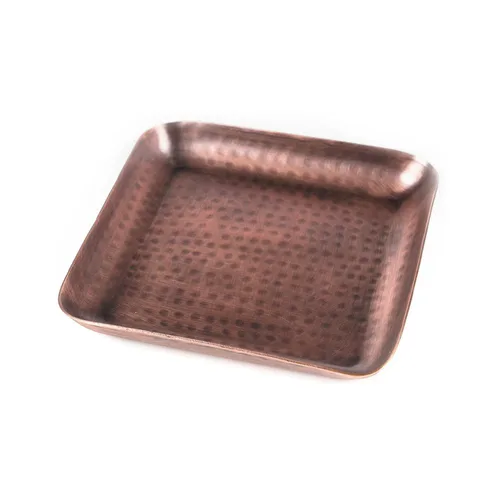 Блюдо квадратное 13*13 см (поднос) "Antique" нерж. под медь P.L. Proff Cuisine