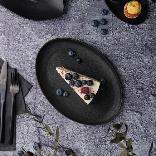 Блюдо овальное 26,8*19 см Smooth Black Raw Stellar P.L. Proff Cuisine [3]