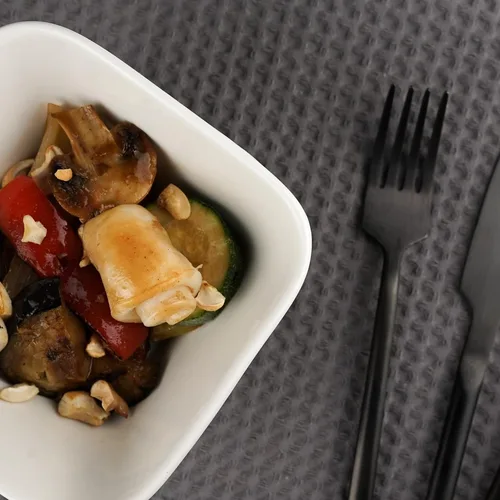 Салатник  440 мл 12,5*12,5 см h6,5 см квадратный белый фарфор P.L. Proff Cuisine [6]