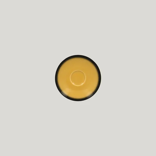 Блюдце d 13 см для чашки арт. 81223413 LEA Yellow фарфор RAK