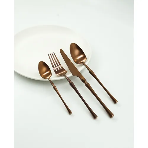 Ложка столовая 19,5 см матовая цвет медь PVD 1920-Copper P.L. [12]