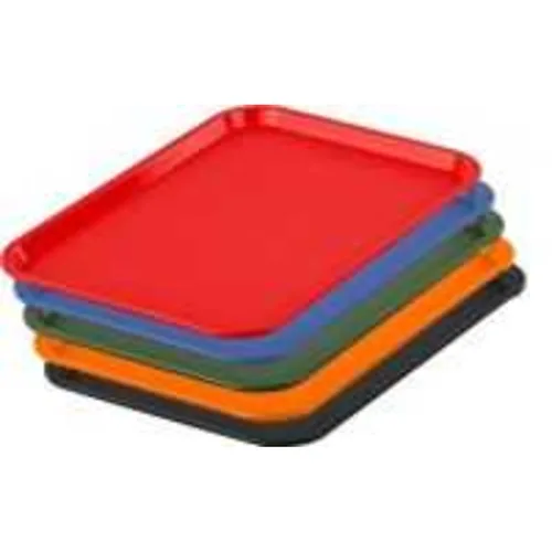 Поднос 41,3*30,3*2,3 см красный Fast-Food пластик P.L. - BarWare