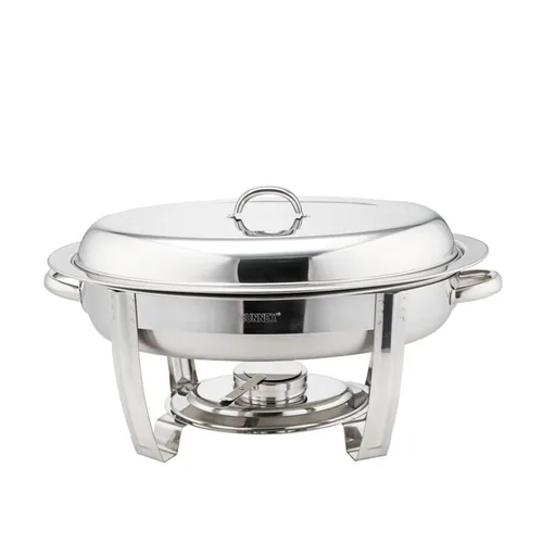 Мармит 5,5 л овальный с крышкой 55*32*31 см нерж. SUNNEX