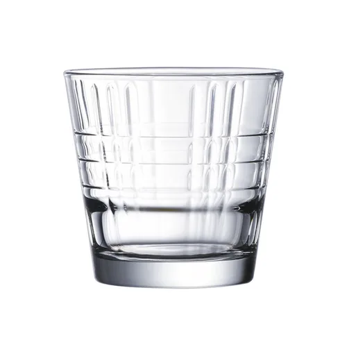Стакан Олд Фэшн 210 мл "Стэк ап кросс Optical" Tempered Glass d 8 см h7,5 см Arcoroc [6]