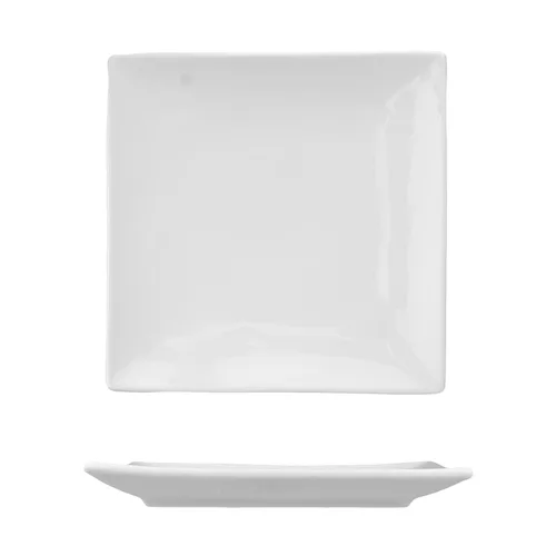 Тарелка 25*25 см h2,6 см квадратная белая фарфор NEW P.L. Proff Cuisine [3]