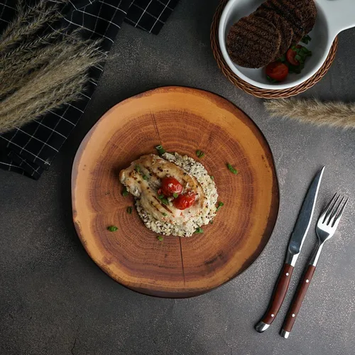 Тарелка 26,6 см h3 см Wood Fusion P.L. Proff Cuisine [4]