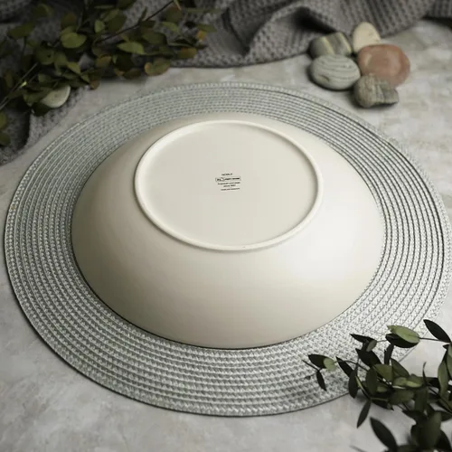 Салатник 1250 мл d 25,5 см h4,5 см Light Grey Noble [1]