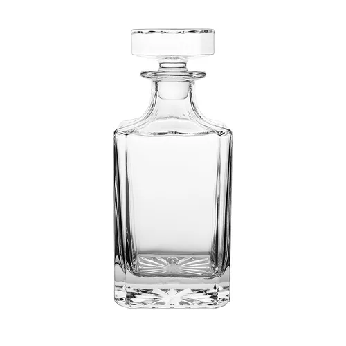 Графин  0,75 л штоф с крышкой Classic h22 см 10*10 см стекло P.L. - BarWare [1]