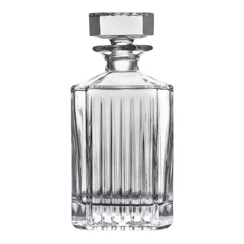 Графин  0,85 л штоф с крышкой Modern h21 см 10*10 см стекло P.L. - BarWare [1]