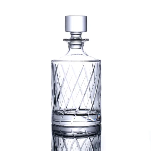 Графин  0,9 л штоф с крышкой Prestige h22,7 см d 11 см стекло P.L. - BarWare [1]