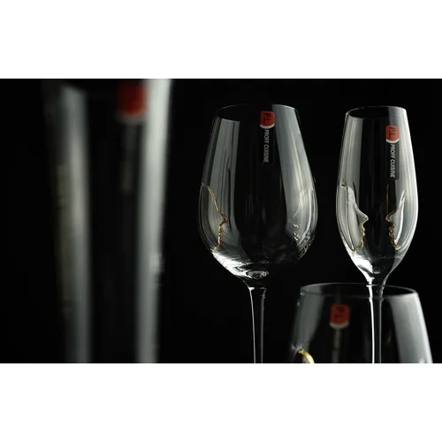 Бокал для вина 560 мл Face to Face декор d 8,9/6,5 см h24,8 см P.L. - BarWare [4]