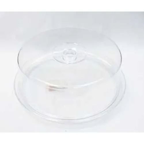 Подставка для торта 34 см h13 см с крышкой пластик P.L. Proff Cuisine