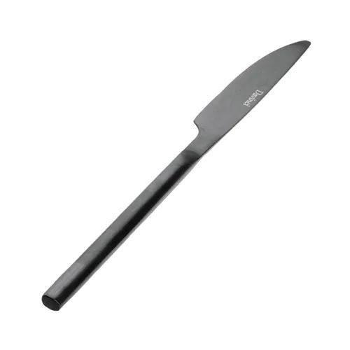 Нож столовый 22 см матовый черный цвет Black Sapporo PVD P.L. - Davinci [12]