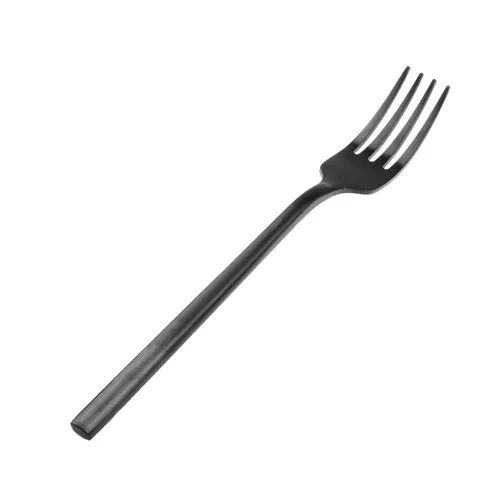 Вилка столовая 19 см матовая черный цвет Black Sapporo PVD P.L. - Davinci [12]