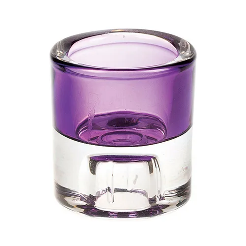 Подсвечник d 5,9 см h6,5 см фиолетовый стекло P.L. - BarWare