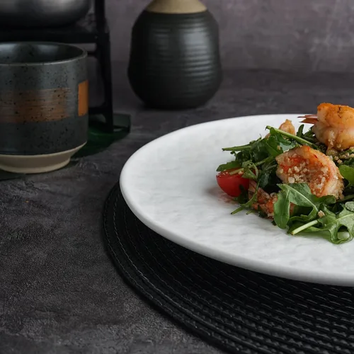 Тарелка d 24,7 см h2,2 см White Matt Panasia P.L. Proff Cuisine [4]