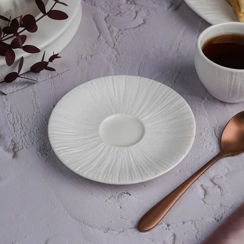 Блюдце d 12 см h1,8 см кофейное для чашки арт. 81222584 Frost White Moon P.L. Proff Cuisine [6]