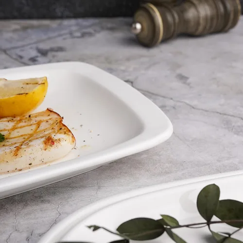 Блюдо прямоугольное 29,5*18,5 см белое фарфор P.L. Proff Cuisine [6]