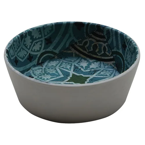 Салатник  340 мл 12*4,7 см круглый Damask Blue пластик меламин P.L. Proff Cuisine