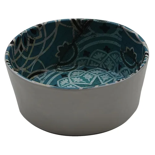 Салатник  550 мл 14*6,2 см круглый Damask Blue пластик меламин P.L. Proff Cuisine