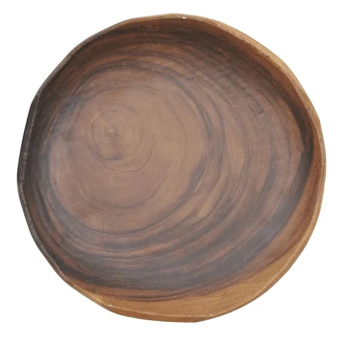 Блюдо 24,2*2,5 см круглое African Wood 2 пластик меламин P.L. Proff Cuisine