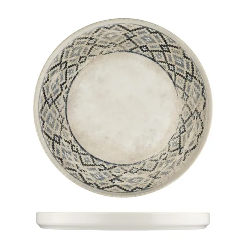 Тарелка с бортом d 25 см h2,3 см Rug By Bone Innovation [6]