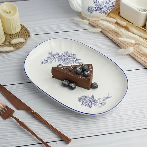 Блюдо овальное 25,6*17,8 см h2,5 см Sea Flower P.L. Proff Cuisine [1]