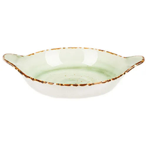 Блюдо круглое d 17,5 см h3,5 см 200 мл с ручками Organica Green P.L. Proff Cuisine [6]