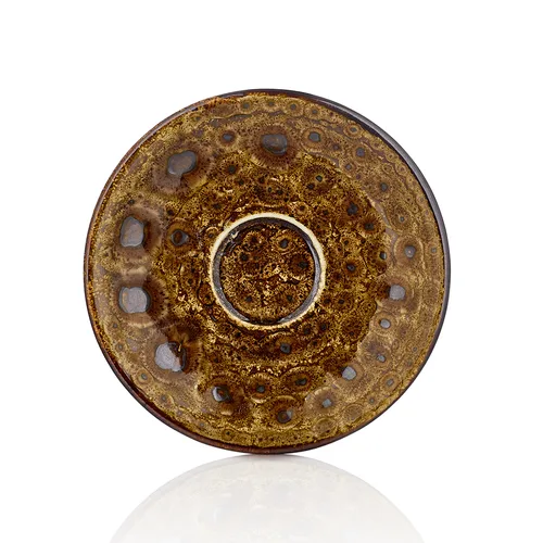 Блюдце d 12 см кофейное для чашки арт. 81229385 Cowry Yellow By Bone Innovation [6]