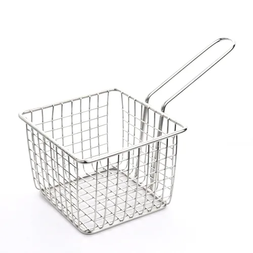 Корзинка для подачи 10*10 см h7,5 см квадратная нерж. P.L. Proff Cuisine
