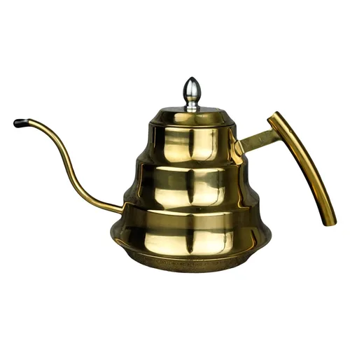 Кофейник чайник 1200 мл Бариста d 15/8 см h15,5 см нерж. сталь цвет золото P.L. Proff Cuisine