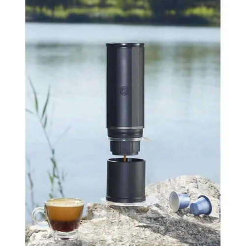 Кофеварка портативная для эспрессо 80 мл HEROPRESSO MAKER (HEATED EDITION) черная 7500 mAh ZeroHero