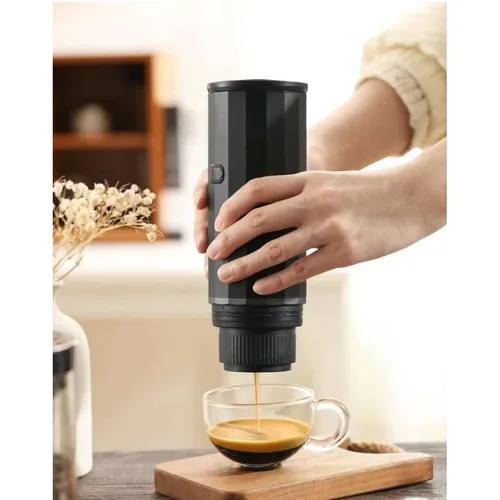 Кофеварка портативная для эспрессо 80 мл HEROPRESSO MAKER (HEATED EDITION) черная 7500 mAh ZeroHero