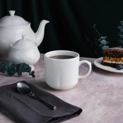 Кружка 300 мл белая d 8,6 h8,5 см Aristocrat Stackable Noble [6]