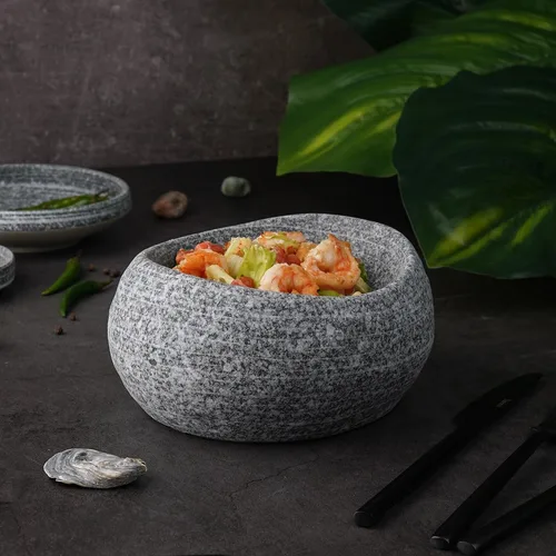 Салатник  250 мл 17,5*15,5 см h8,7 см емкость для закусок Stone Untouched Taiga P.L. [1]