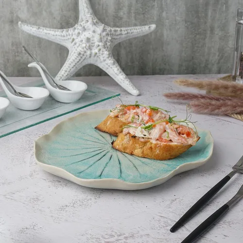 Блюдо для подачи 23,5*21,5 см h2,5 см Sea Blue Frutti di Mare P.L. [1]