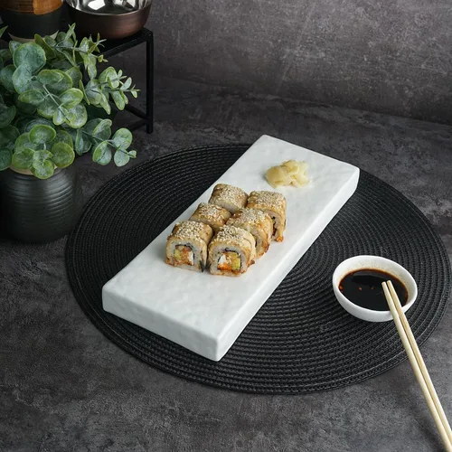 Блюдо прямоугольное 30,6*12 см h3 см White Matt Panasia P.L. Proff Cuisine [2]