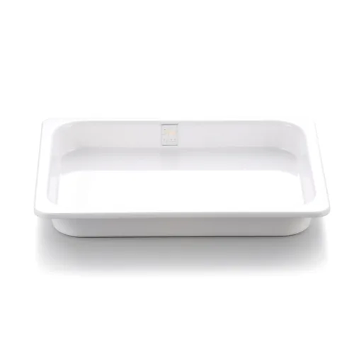 Гастроемкость 1/2 h40 мм пластик меламин 320*259*40 мм 2,5 л White P.L. Proff Cuisine