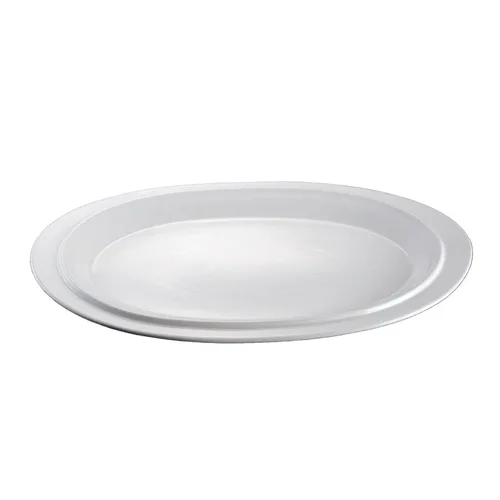 Блюдо овальное 30*21,5 см h3 см с бортом белое фарфор NEW P.L. Proff Cuisine [3]